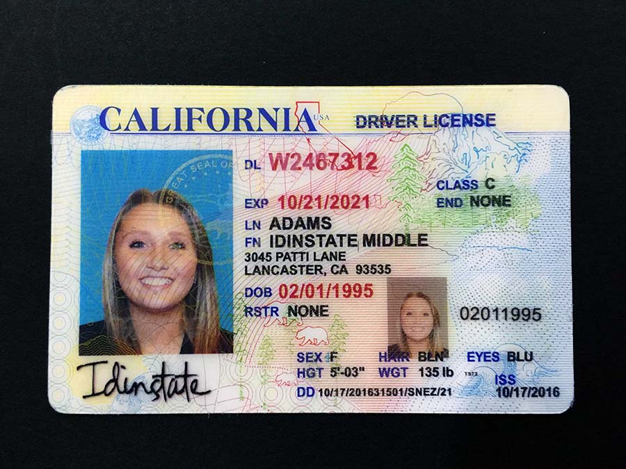 Buy California driving license